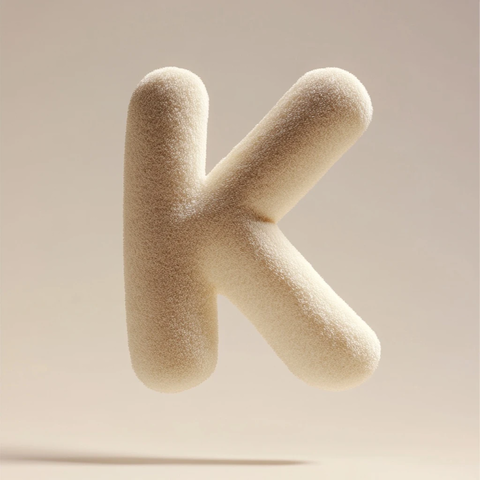 柔软天鹅绒字母悬浮