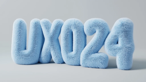 轻柔蓝调数字特写