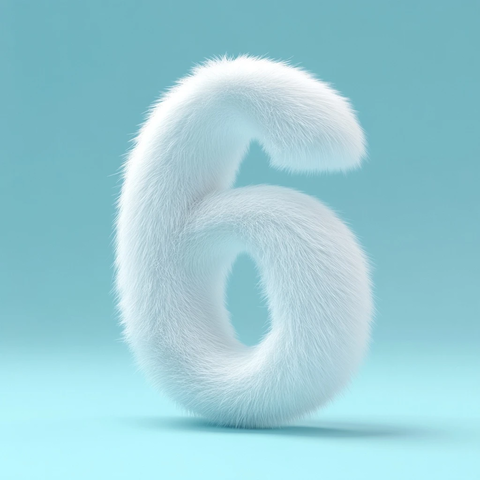 白色数字短毛绒背景