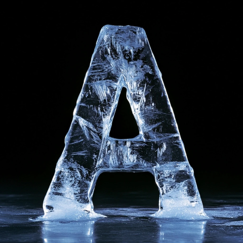 冰雕字母字体