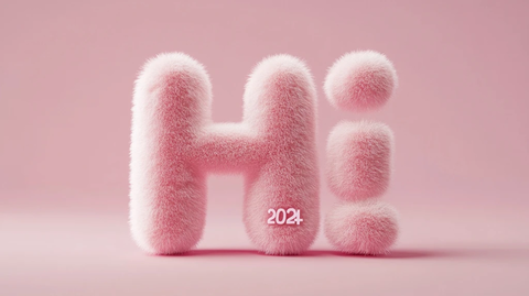 柔和立体字设计