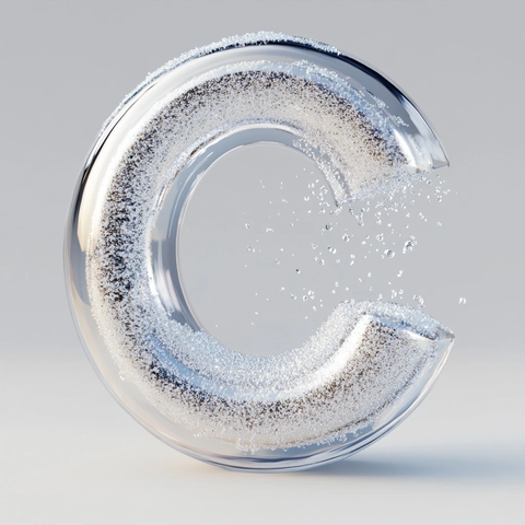 玻璃字母雪花球