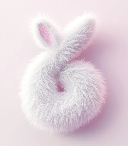 白色绒毛万纯白背景柔和光影