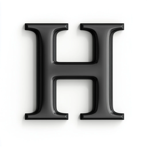 三维动态黑色字母