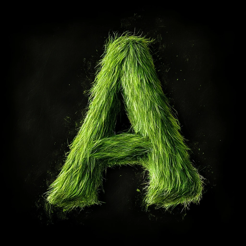 圣诞老人风格字母设计