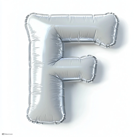 白色塑料字母充气效果