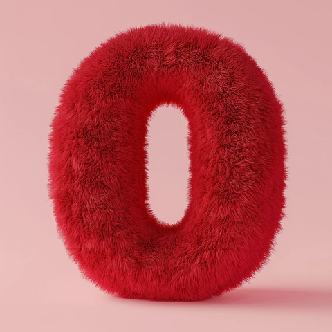 红色绒布字母背景粉色