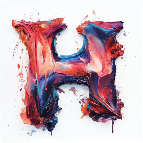 白色背景艺术字