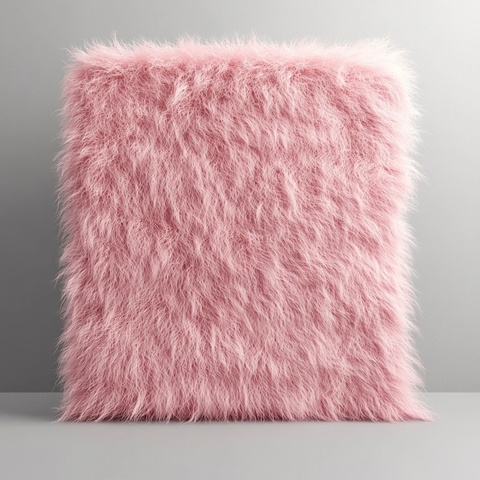 粉色绒毛墙壁前景