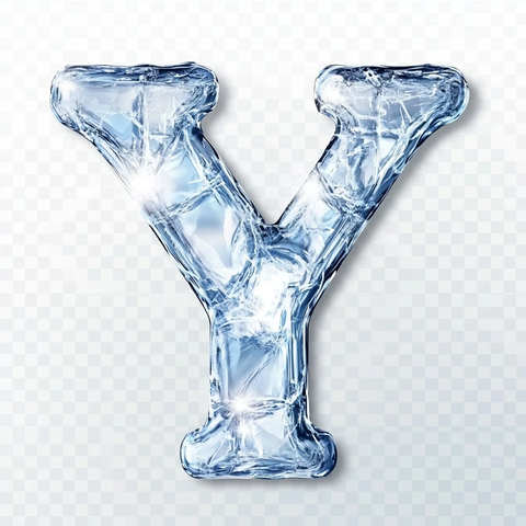 冰雕效果字母设计
