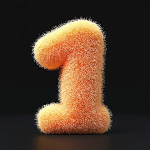 橙色柔软立体玩偶