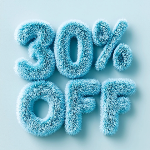 折扣柔软材质立体渲染