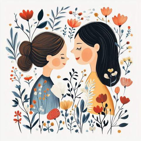 母亲节鲜花感恩妇女平等