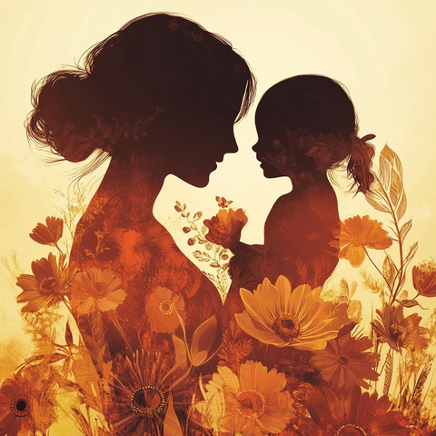 母亲节快乐温馨祝福卡片