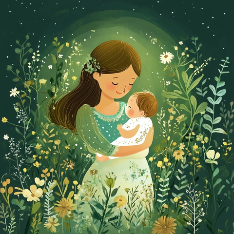 母爱滋养自然呵护