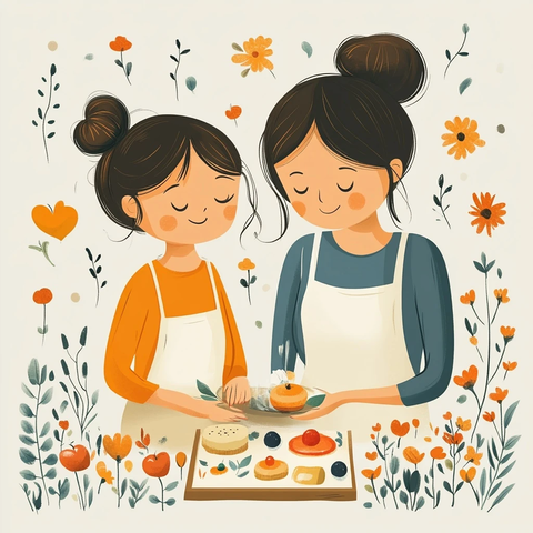 母亲节食谱书封面设计