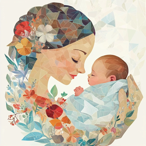 新生儿庆祝贺卡设计