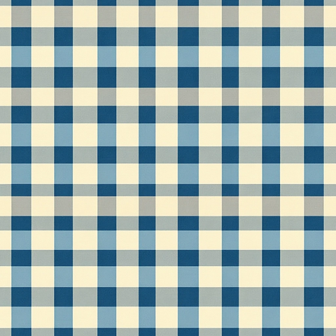 蓝白格纹包装纸