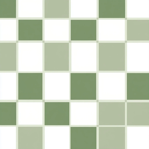 白色绿色格子无缝图案