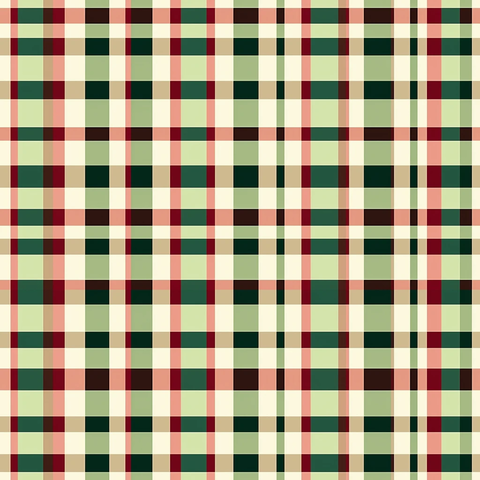 圣诞风格细格子矢量图案