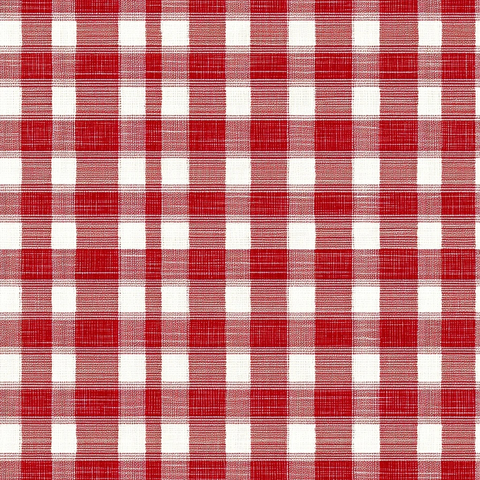 红色白色格纹羊毛衫