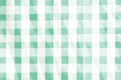 薄荷绿格纹布艺背景