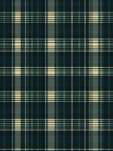 绿色暗调格纹无缝图案