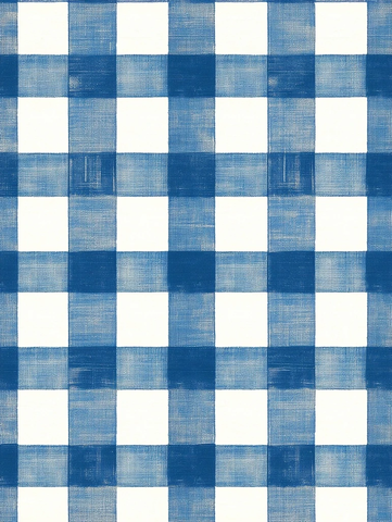 蓝白方格纸艺图案