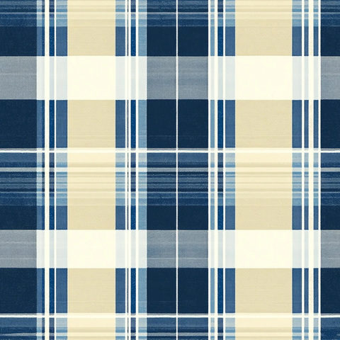 蓝糖奶油格子图案设计