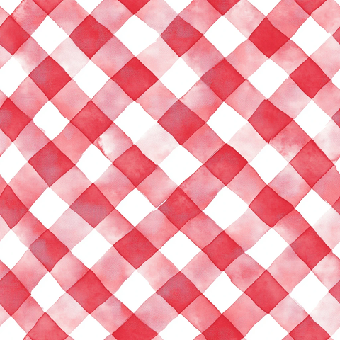 红格纹斜线亚麻纹理图案