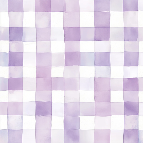 薰衣草色方格纹样