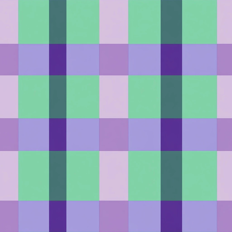 绿紫配色图案设计