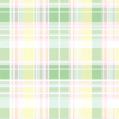 复活节彩色彩格图案