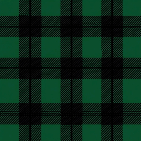 绿黑格子图案圣帕特里克节