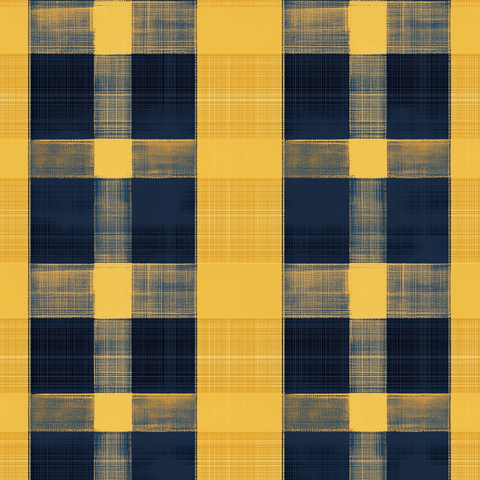 格子图案黄蓝交错排列