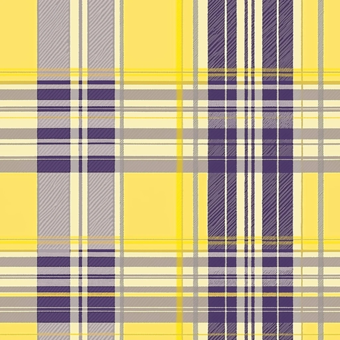 黄色灰紫格纹细线设计