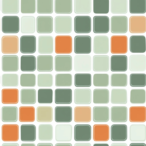 绿色锈色灰色方块图案