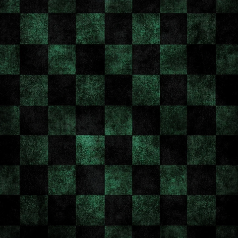 黑绿棋盘纹理粗布图案