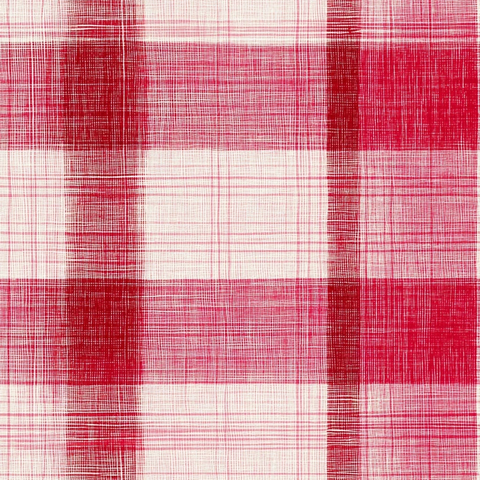 红白粉色复古情人节格纹