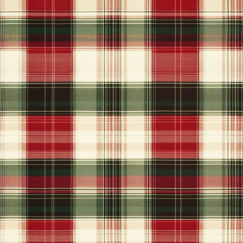 圣诞红绿白格子图案