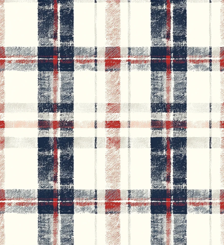 圣诞格纹图案细线设计