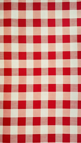 红白格纹布料背景