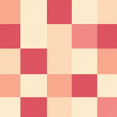 红色方格棋盘纹理图案
