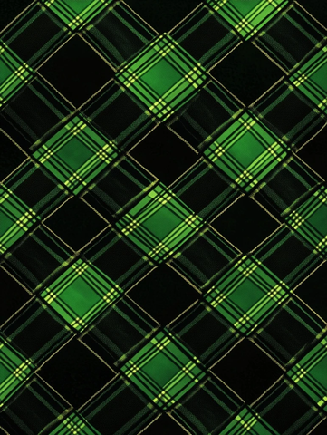 绿黑菱形格子图案背景