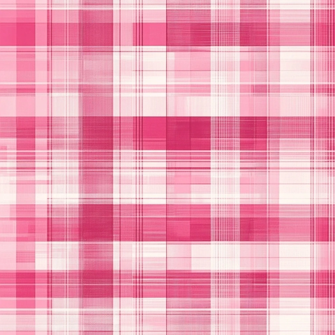粉色格纹图案细线设计