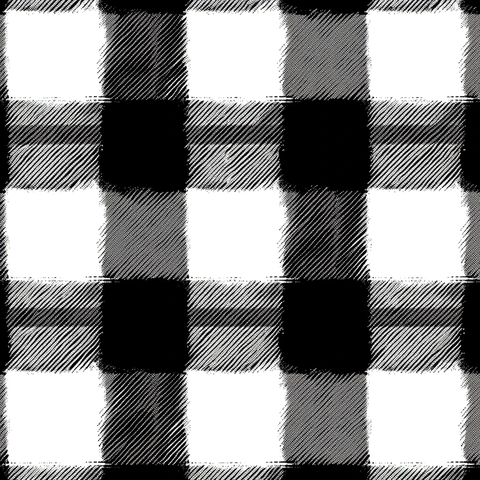 黑白格纹布料图案
