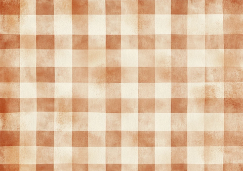 复古褪色格纹水彩图案