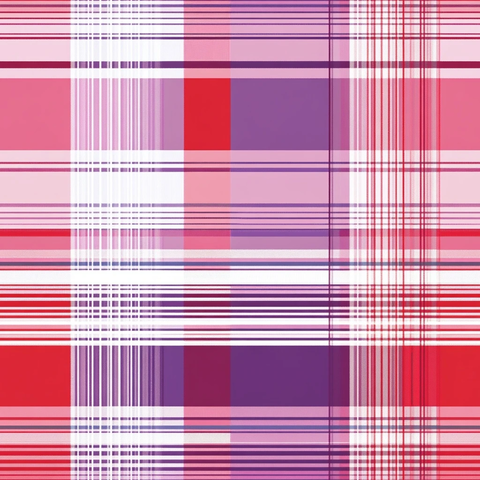 情人节格纹红紫粉色系