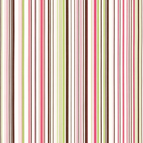 粉色条纹棉质细纹布