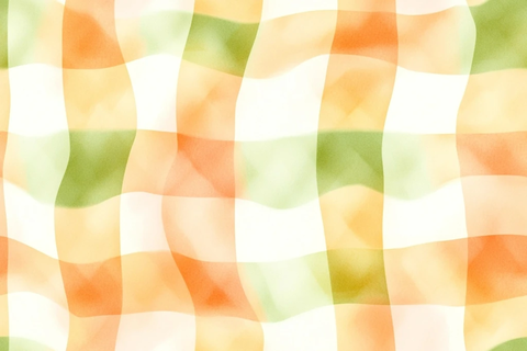 水彩格纹软色调复古图案